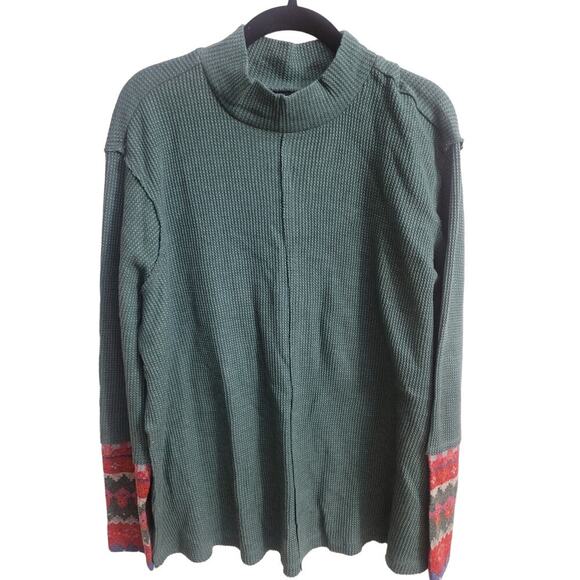 Maurices Sweaters - Maurices Women's Green Long Sleeve High Neck Sweater Size 2X
